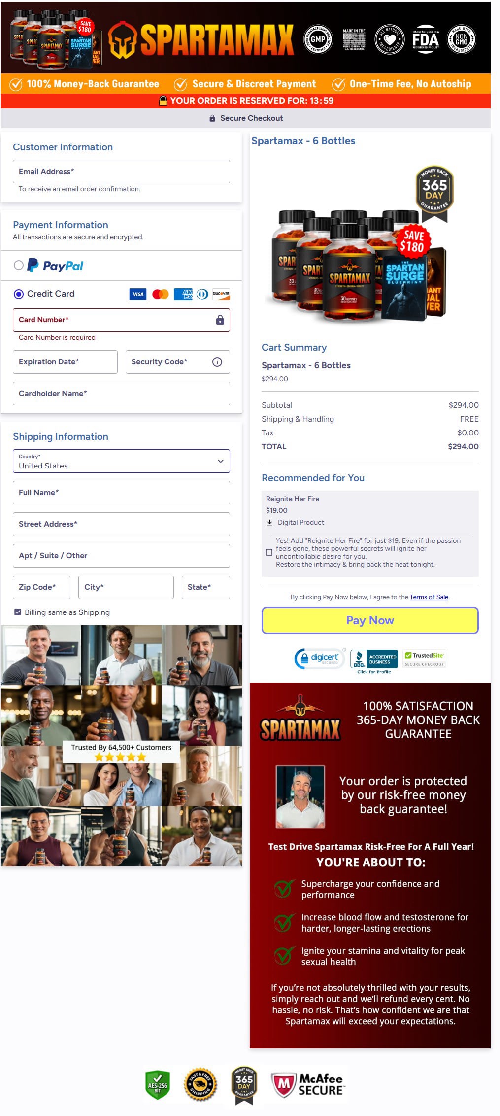 Spartamax-order-page